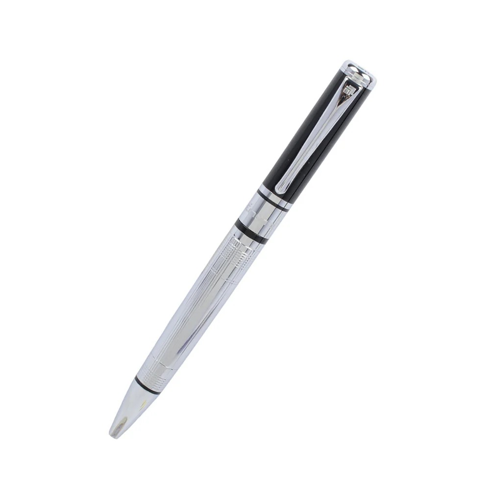 Emonte Patron Black Laquer Cap CT Ballpoint Pen