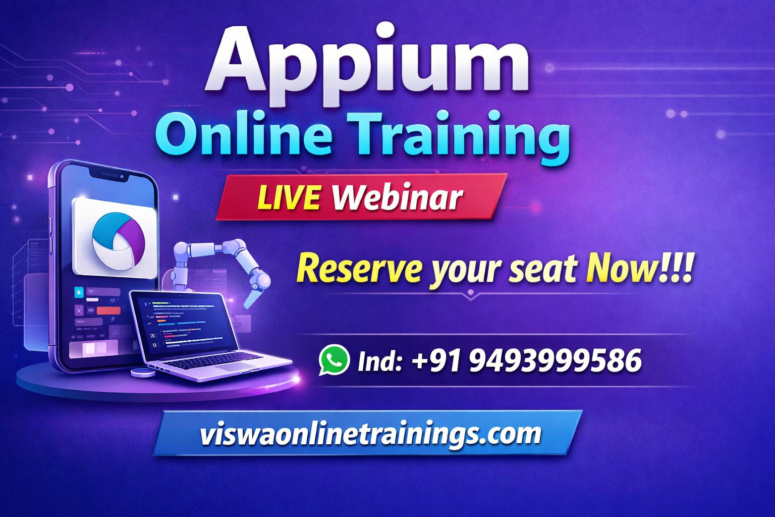 Appium Online Training by Real-time Trainer in India