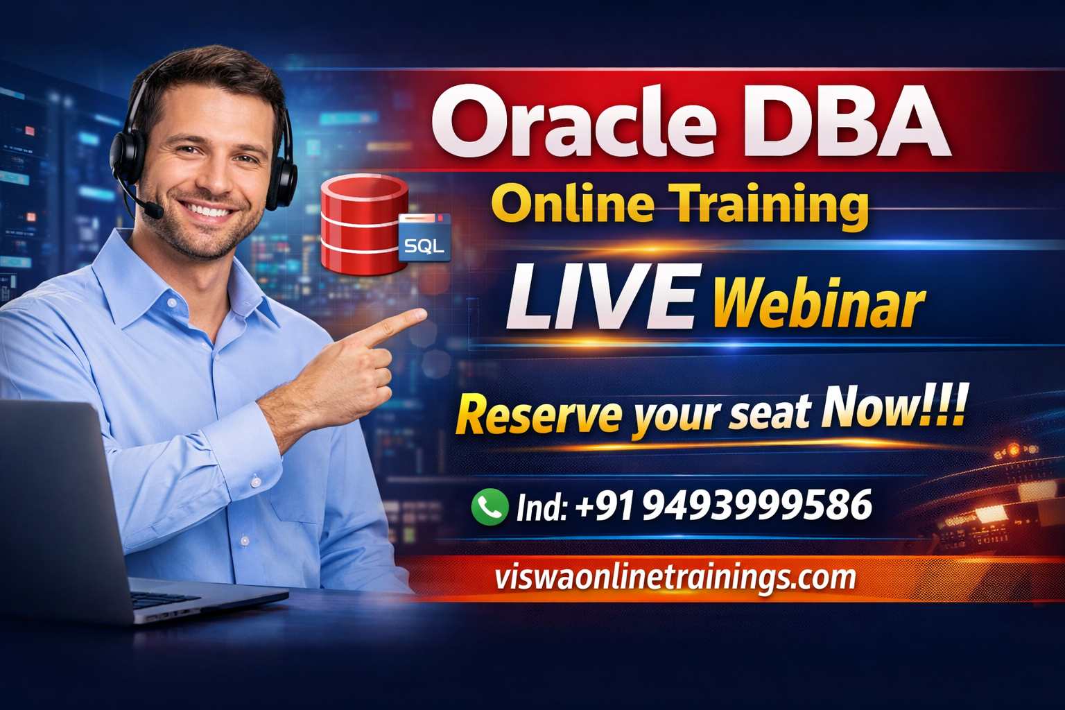 Oracle DBA Online Training & Certification From India