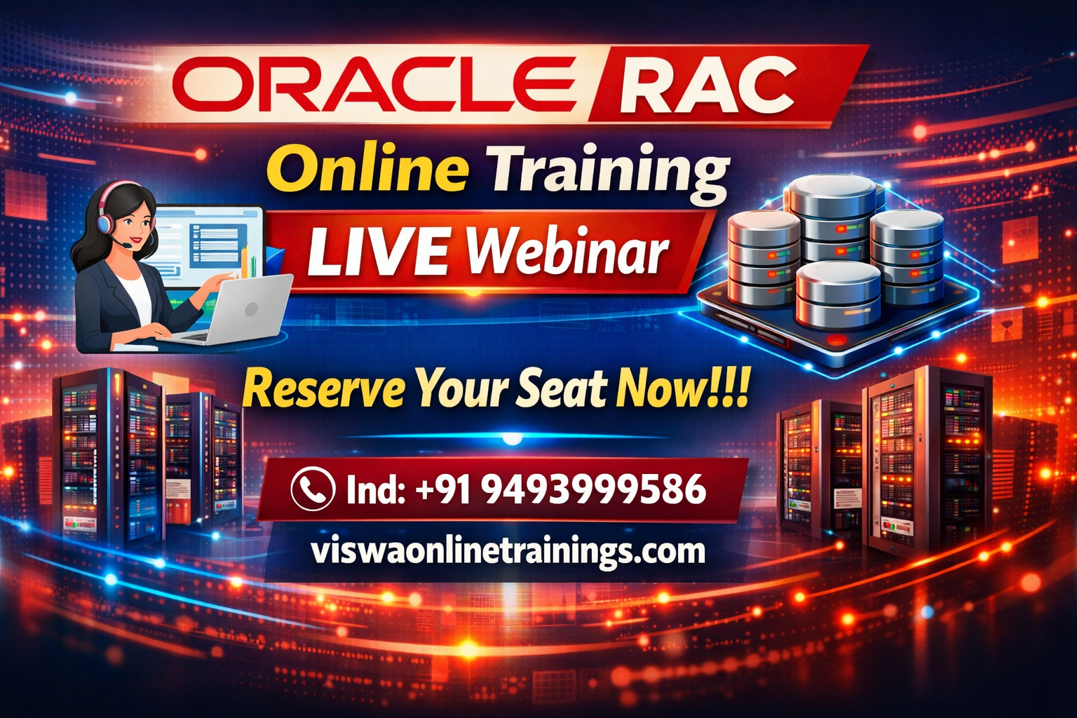 Oracle RAC 19c Online Training Classes with Real Time Support From India