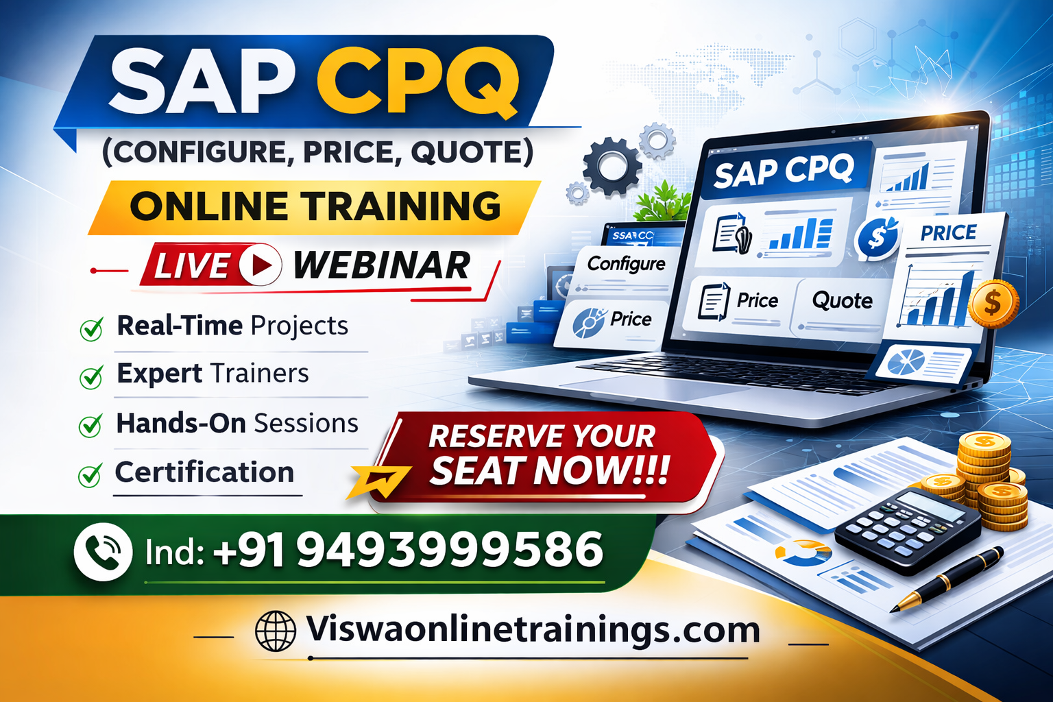 SAP CPQ Online Training by Real-time Trainer in India