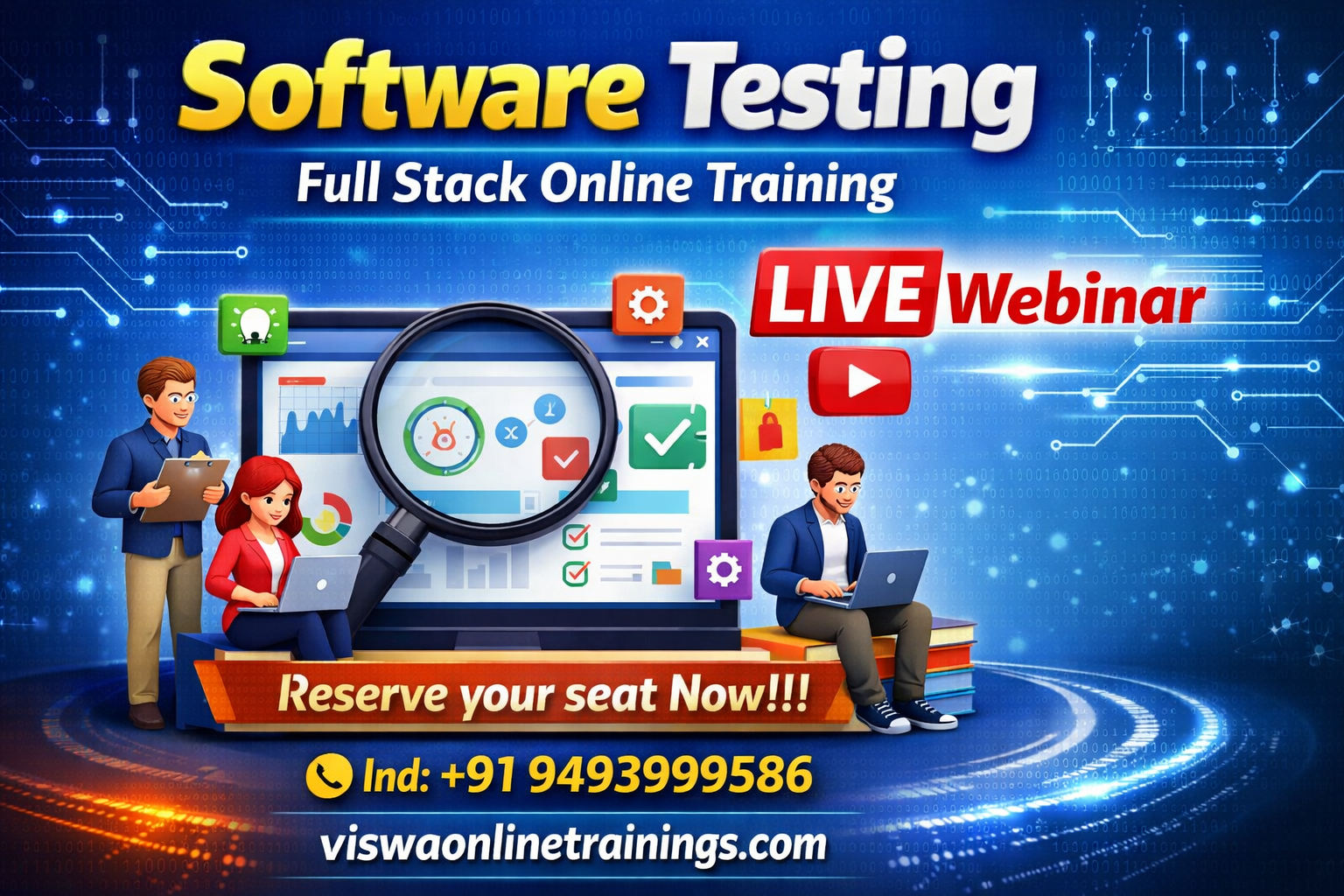 Software Testing Full Stack Training Institute Certification From India